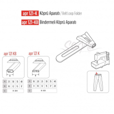 Köprü Aparatı 25x12mm / APR 121-K