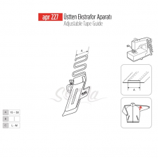 Üstten Ekstrafor Aparatı 45mm / APR 227