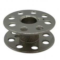 Düz Makine Metal Beyaz Tırnaklı-İçi Tırtıklı Masura / 270010QWS