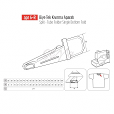 Biye Tek Kıvırma Apara 28x9mm / APR 6-R