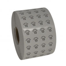 Etiketleme Makinesi Kontrol Etiket 15 No (5 Rulo 50.000 Adet)