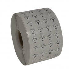 Etiketleme Makinesi Kontrol Etiket 2 No (5 Rulo 50.000 Adet)