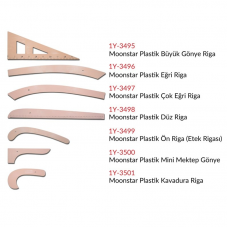 Taba Plastik Riga Cetvel Takım (7 Parça)