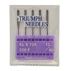 Ev Tipi Overlok Dikiş Makinesi İğnesi / ELx705  12/80 5Adet
