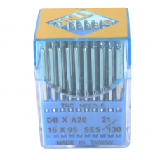 Düz Makine İnce Dip Dikiş İğnesi / DBXA20 (DBX1) SES 21/130 100ADET
