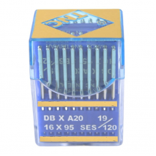 Düz Makine İnce Dip Yanmaz Dikiş İğnesi / DBXA20 (DBX1) SES PVD 19/120 100ADET