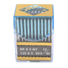 Düz Makine Kalın Dip Yanmaz Dikiş İğnesi / DPX5 SES PVD 12/80 100ADET