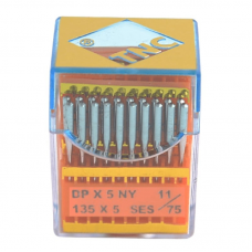 Düz Makine Kalın Dip Yanmaz Dikiş İğnesi / DPX5 SES PVD 11/75 100ADET