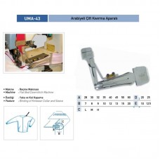 Arabiye Çift Kıvırma Apara 45x13mm / UMA-43