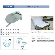 Gizli Lastik Tek Katlama Aparatı 8x10/ UMA-87